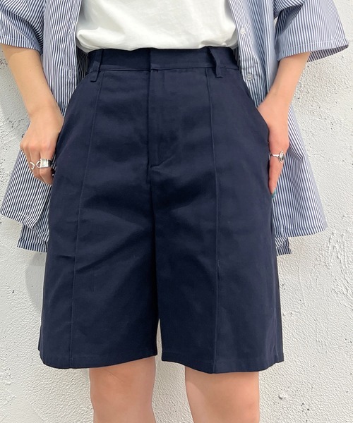 apres jour mignon(アプレジュールミニョン)の「ハーフパンツ【ZOZOTOWN限定アイテム】(その他パンツ・レディース・ネイビー/ベージュ/ブラック・フリー/X-LARGE)」の5枚目の写真