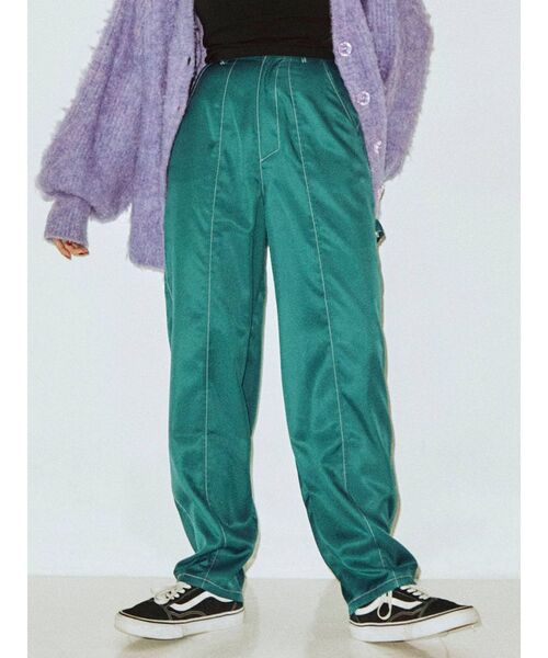 jouetie(ジュエティ)の「カラーペインターパンツ(その他パンツ・レディース・ブラック/グリーン/アイボリー/パープル/ライトグリーン/オレンジ・MEDIUM)」の4枚目の写真