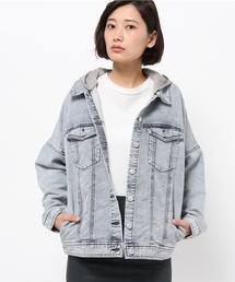 WEGO | WEGO/フード付きドルマンGジャン(デニムジャケット)