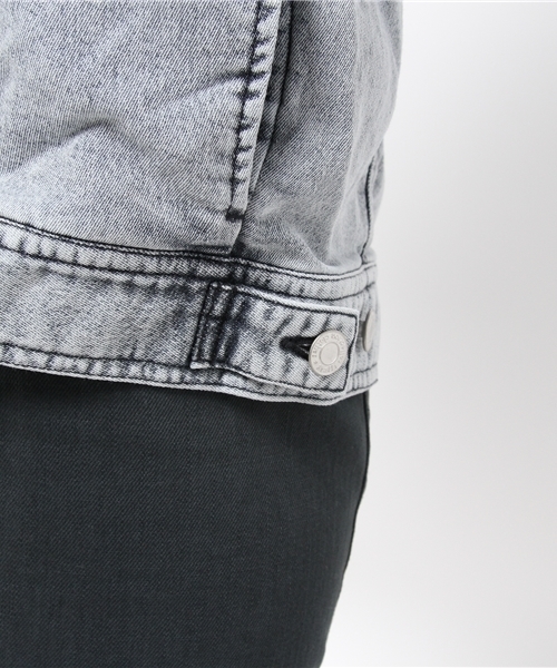 WEGO（ウィゴー）の「WEGO/フード付きドルマンGジャン（デニムジャケット・レディース・インディゴブルー/ライトインディゴブルー・FREE）」の9枚目の写真