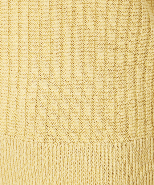 qualite（カリテ）の「変形Vネックニット（ニット/セーター・レディース・ライトブルー/ベージュ/イエロー/ダークネイビー・フリー）」の10枚目の写真