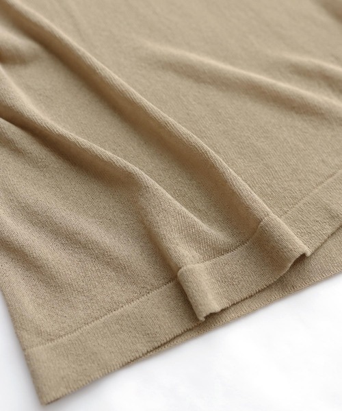 andme（アンドミー）の「リネンタッチノースリーブニットトップス（ニット/セーター・レディース・ブラック/オフホワイト/グレイッシュベージュ/ピンク/グリーン/オレンジ・M）」の20枚目の写真