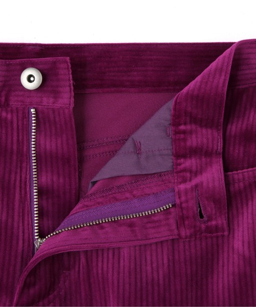N.（N. Natural Beauty Basic）（エヌエヌナチュラルビューティーベーシック）の「【松井愛莉さん着用】《n.'look》◆シャイニーコーデュロイパンツ（その他パンツ・レディース・イエロー/パープル・MEDIUM）」の21枚目の写真
