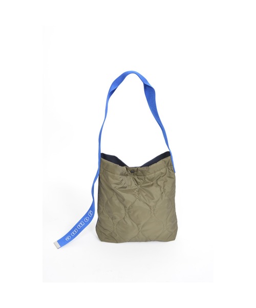 gomme（ゴム）の「キルトミックストートバッグ（トートバッグ・レディース・ブラック/アイボリー/カーキ・FREE）」の10枚目の写真