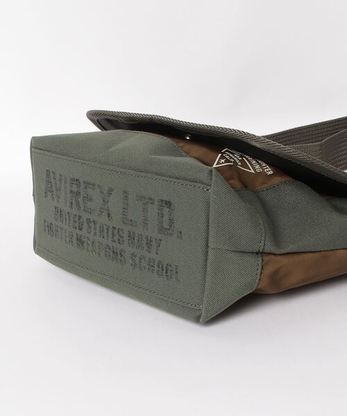 AVIREX（アヴィレックス）の「TOM CAT Ⅲ ミニ ショルダー バッグ / トムキャット Ⅲ ミニショルダー バッグ / AVIREX /アヴィレックス（ショルダーバッグ・メンズ・オリーブ系・F）」の5枚目の写真