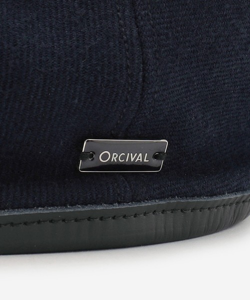 ORCIVAL（オーシバル）の「ORCIVAL | ウールコットンベレー（ハンチング/ベレー帽・レディース・ネイビー/チャコール・FREE）」の9枚目の写真