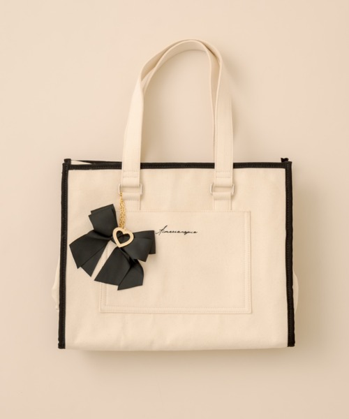 OLIVE des OLIVE(オリーブデオリーブ)の「Aimerianejoieハート&リボンチャーム(チャーム・レディース・ブラック/パープル/サックスブルー/ピンク/アイボリー・FREE)」の14枚目の写真