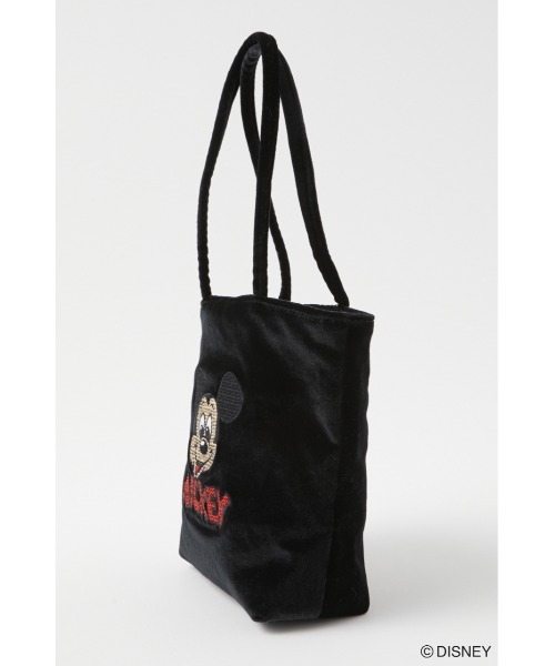 Disney SERIES CREATED by MUS（ディズニーシリーズクリエイテッドバイエムユーエス）の「MD CROSS STITCH バッグ（ハンドバッグ・レディース・ブラック/ブルー・FREE）」の5枚目の写真