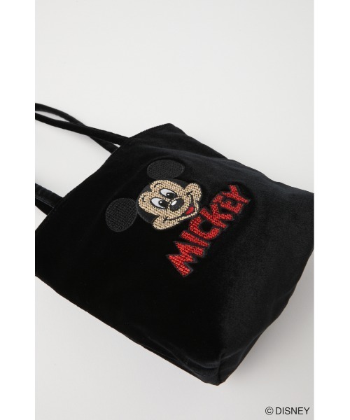 Disney SERIES CREATED by MUS（ディズニーシリーズクリエイテッドバイエムユーエス）の「MD CROSS STITCH バッグ（ハンドバッグ・レディース・ブラック/ブルー・FREE）」の7枚目の写真