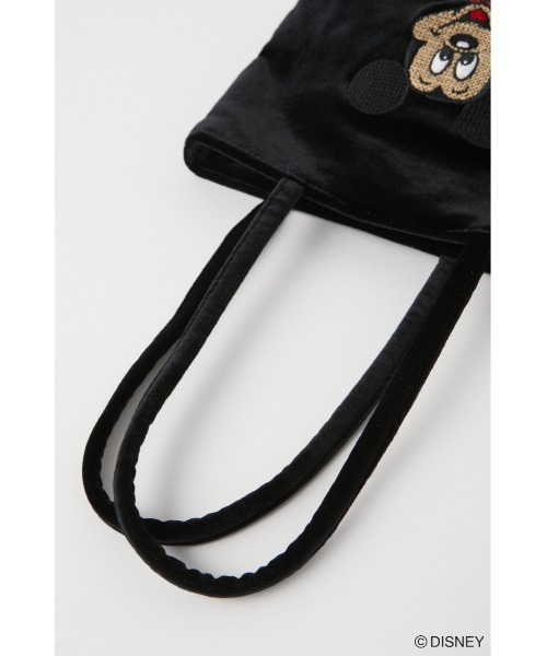Disney SERIES CREATED by MUS（ディズニーシリーズクリエイテッドバイエムユーエス）の「MD CROSS STITCH バッグ（ハンドバッグ・レディース・ブラック/ブルー・FREE）」の8枚目の写真