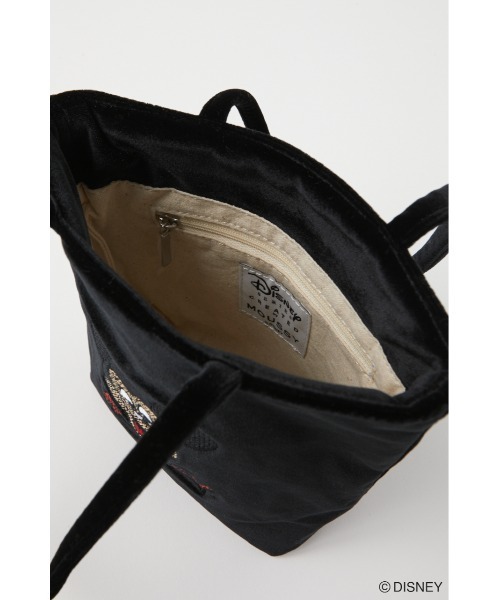 Disney SERIES CREATED by MUS（ディズニーシリーズクリエイテッドバイエムユーエス）の「MD CROSS STITCH バッグ（ハンドバッグ・レディース・ブラック/ブルー・FREE）」の9枚目の写真