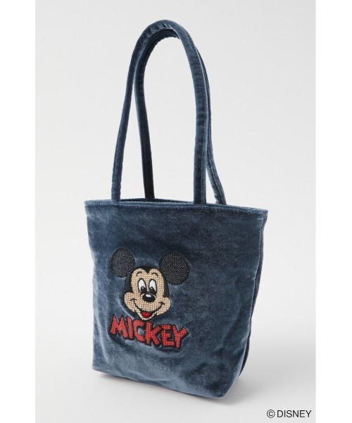 Disney SERIES CREATED by MUS（ディズニーシリーズクリエイテッドバイエムユーエス）の「MD CROSS STITCH バッグ（ハンドバッグ・レディース・ブラック/ブルー・FREE）」の11枚目の写真
