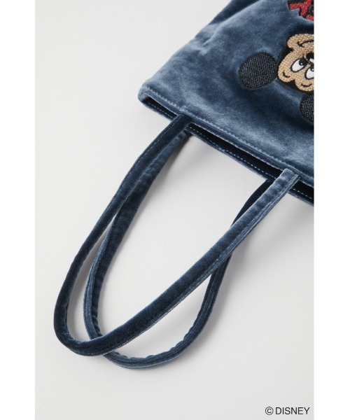 Disney SERIES CREATED by MUS（ディズニーシリーズクリエイテッドバイエムユーエス）の「MD CROSS STITCH バッグ（ハンドバッグ・レディース・ブラック/ブルー・FREE）」の15枚目の写真