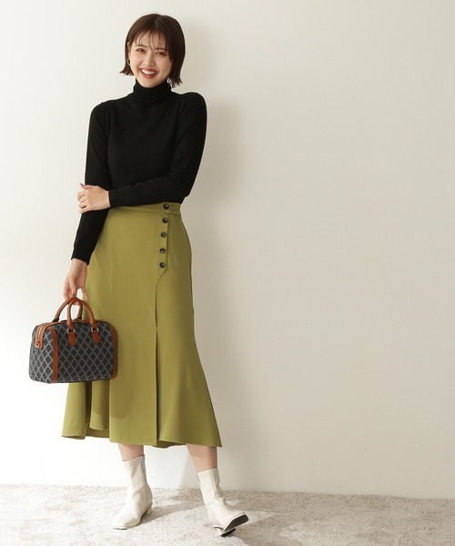 N.（N. Natural Beauty Basic）（エヌエヌナチュラルビューティーベーシック）の「【松井愛莉さん着用】◆モノグラムジャガードボストンバッグ（ボストンバッグ・レディース・ベージュ/ネイビー・ﾌﾘ-）」の3枚目の写真