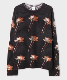Paul Smith（ポールスミス）の「"Shadow Floral" クルーネックニット / 223406 590X（ニット/セーター・メンズ）」