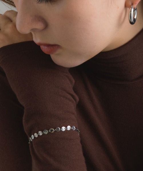 muku（ムク）の「金属アレルギー対応 ラウンドグレインブレスレット/サージカルステンレス/316L（ブレスレット・レディース・シルバー/ゴールド・FREE）」の13枚目の写真