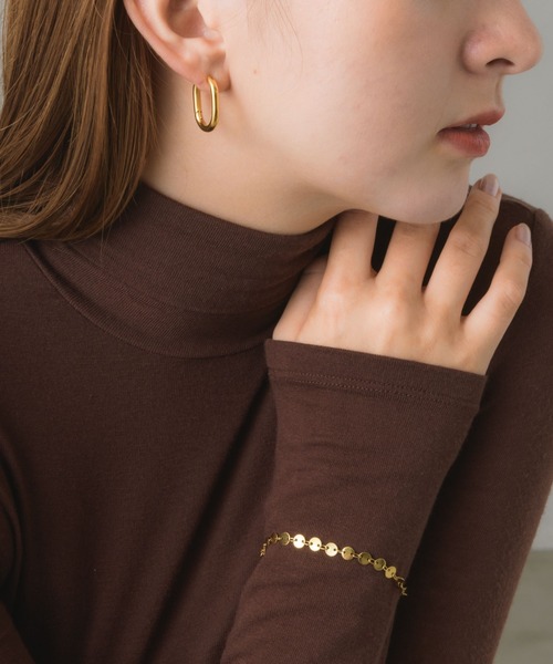 muku（ムク）の「金属アレルギー対応 ラウンドグレインブレスレット/サージカルステンレス/316L（ブレスレット・レディース・シルバー/ゴールド・FREE）」の14枚目の写真