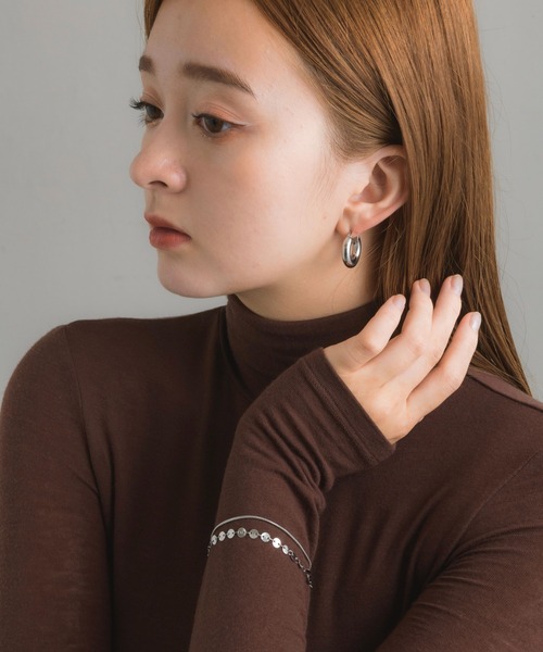 muku（ムク）の「金属アレルギー対応 ラウンドグレインブレスレット/サージカルステンレス/316L（ブレスレット・レディース・シルバー/ゴールド・FREE）」の6枚目の写真