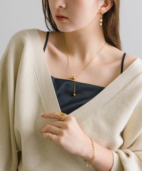 muku（ムク）の「金属アレルギー対応 ラウンドグレインブレスレット/サージカルステンレス/316L（ブレスレット・レディース・シルバー/ゴールド・FREE）」の7枚目の写真