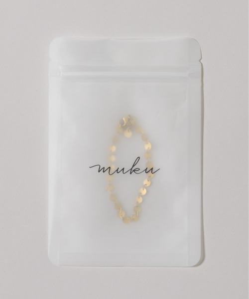 muku（ムク）の「金属アレルギー対応 ラウンドグレインブレスレット/サージカルステンレス/316L（ブレスレット・レディース・シルバー/ゴールド・FREE）」の9枚目の写真