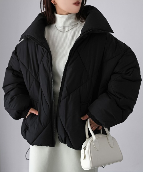 大きいサイズ4L◆バーバリーロンドン キルティング ダウンジャケット 黒 中古・古着通販】BURBERRY LONDON (バーバリーロンドン) キルティング