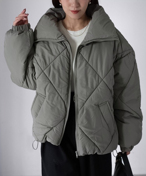 ハリーちゃんBALMAIN グレー キルティング ダウンジャケット STORE | クレイジーケンバンド OFFICIAL WEB SITE