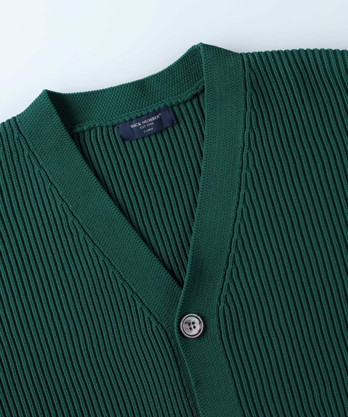 BACK NUMBER（バックナンバー）の「【BACK NUMBER】オーバーサイズニットカーデ（カーディガン/ボレロ・メンズ・ブラック/ブルー/グリーン/ライトベージュ・M/L/XL）」の15枚目の写真