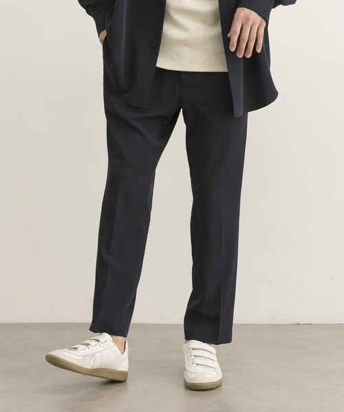 URBAN RESEARCH(アーバンリサーチ)の「URBAN RESEARCH iD ジェシーツイルストレッチイージーパンツ(その他パンツ・メンズ・ネイビー/ベージュ系その他/グリーン・MEDIUM/LARGE)」の4枚目の写真