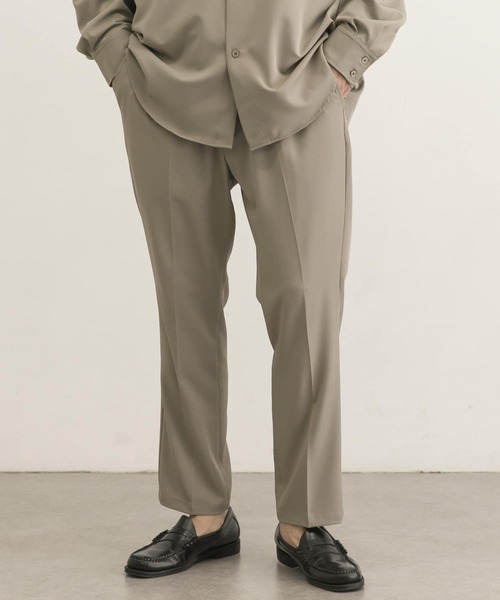 URBAN RESEARCH(アーバンリサーチ)の「URBAN RESEARCH iD ジェシーツイルストレッチイージーパンツ(その他パンツ・メンズ・ネイビー/ベージュ系その他/グリーン・MEDIUM/LARGE)」の8枚目の写真