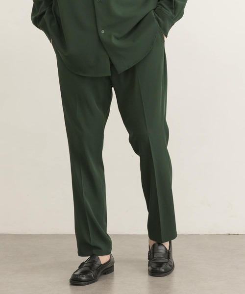 URBAN RESEARCH(アーバンリサーチ)の「URBAN RESEARCH iD ジェシーツイルストレッチイージーパンツ(その他パンツ・メンズ・ネイビー/ベージュ系その他/グリーン・MEDIUM/LARGE)」の13枚目の写真