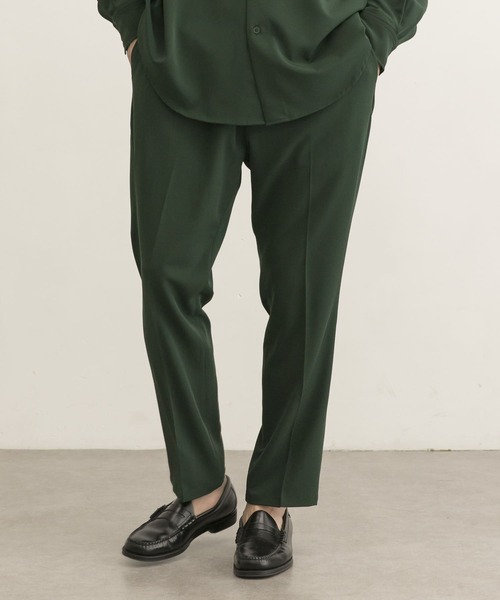 URBAN RESEARCH(アーバンリサーチ)の「URBAN RESEARCH iD ジェシーツイルストレッチイージーパンツ(その他パンツ・メンズ・ネイビー/ベージュ系その他/グリーン・MEDIUM/LARGE)」の14枚目の写真