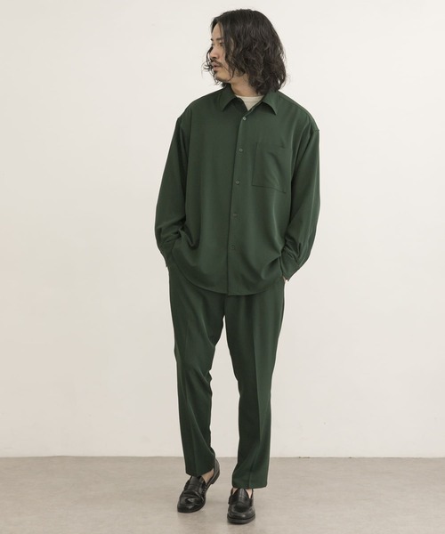 URBAN RESEARCH(アーバンリサーチ)の「URBAN RESEARCH iD ジェシーツイルストレッチイージーパンツ(その他パンツ・メンズ・ネイビー/ベージュ系その他/グリーン・MEDIUM/LARGE)」の16枚目の写真