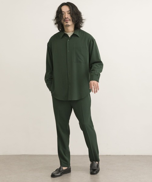 URBAN RESEARCH(アーバンリサーチ)の「URBAN RESEARCH iD ジェシーツイルストレッチイージーパンツ(その他パンツ・メンズ・ネイビー/ベージュ系その他/グリーン・MEDIUM/LARGE)」の17枚目の写真