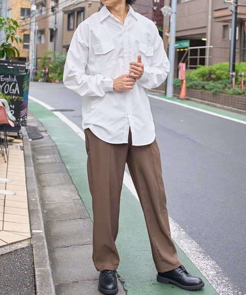 SETUP7(セットアップセブン)の「【SETUP7】センタープレスタックパンツ SCCH77(その他パンツ・メンズ・ブラック/ブラウン・4/5)」の8枚目の写真
