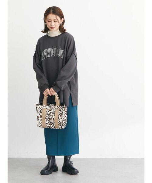 Green　Parks（グリーンパークス）の「綿メッシュタートルインナー＊（Tシャツ/カットソー・レディース・ブラウン/グレー/オフホワイト/サックスブルー/ピンク/イエロー・FREE）」の8枚目の写真