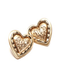 atmos pink ぷっくりハートロゴピアス