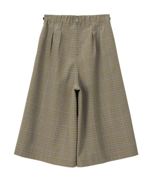 未使用品 ZUCCa［ズッカ］ベージュ Wゴムキュロット ワイドパンツ M