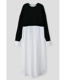 ENFOLD（エンフォルド）の「Firm Wool Combination DRESS（ワンピース・レディース）」