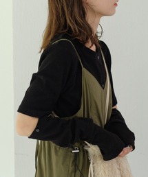 Kastane | ベロアリブ2WAYトップス(Tシャツ/カットソー)