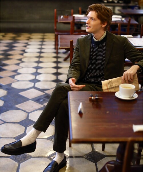 THE SHOP TK （ザ ショップ ティーケー ）の「◆【セットアップ対応可】ストレッチコーデュロイジャケット（スーツジャケット・メンズ・キャメル/ブラック/オリーブ・05/04/02/03/01）」の20枚目の写真