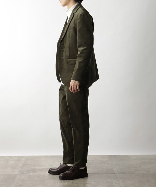 THE SHOP TK （ザ ショップ ティーケー ）の「◆【セットアップ対応可】ストレッチコーデュロイジャケット（スーツジャケット・メンズ・キャメル/ブラック/オリーブ・05/04/02/03/01）」の13枚目の写真