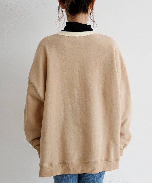 バイカラースウェットシャツ（スウェット）｜Isn't She?（イズントシー