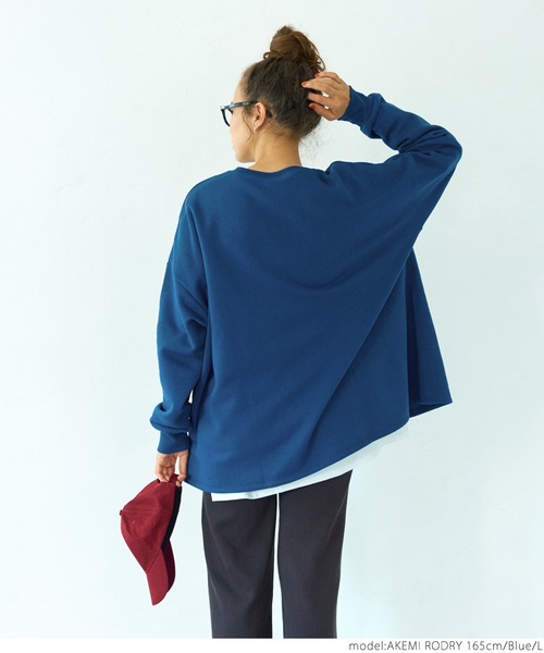 coca（coca）（コカ）の「裏起毛アソートプリントスウェット（スウェット・レディース・ブルー/アイボリー/チャコール/イエロー・M/L）」の16枚目の写真