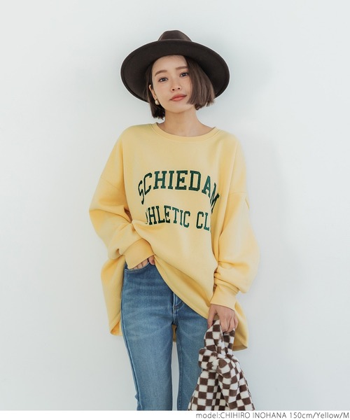 coca（coca）（コカ）の「裏起毛アソートプリントスウェット（スウェット・レディース・ブルー/アイボリー/チャコール/イエロー・M/L）」の19枚目の写真