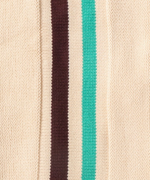 FTW(エフティダブリュー)の「STRIPED KNIT SHIRT(ニット/セーター・メンズ・ブラック/マスタード/アイボリー・LARGE/MEDIUM)」の10枚目の写真