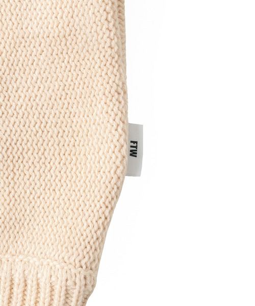 FTW(エフティダブリュー)の「STRIPED KNIT SHIRT(ニット/セーター・メンズ・ブラック/マスタード/アイボリー・LARGE/MEDIUM)」の14枚目の写真