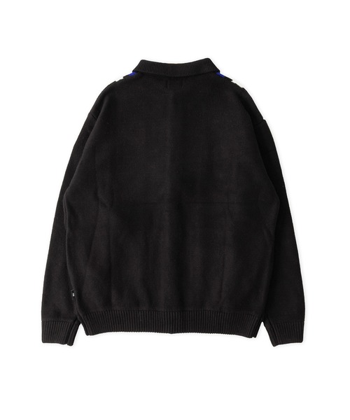 FTW(エフティダブリュー)の「STRIPED KNIT SHIRT(ニット/セーター・メンズ・ブラック/マスタード/アイボリー・LARGE/MEDIUM)」の16枚目の写真