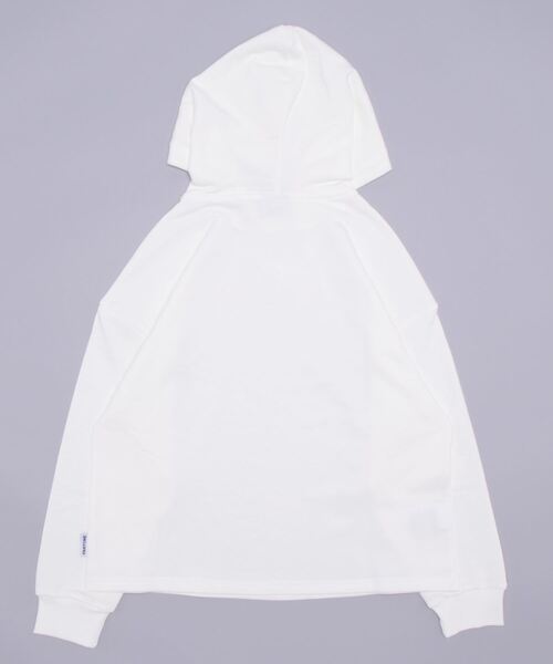 BENETTON (UNITED COLORS OF BENETTON)（ベネトンユナイテッドカラーズオブベネトン）の「プリントスウェットフードパーカー（パーカー・レディース・カーキ/パープル/ホワイト/レッド・MEDIUM/SMALL/X-SMALL/LARGE）」の13枚目の写真