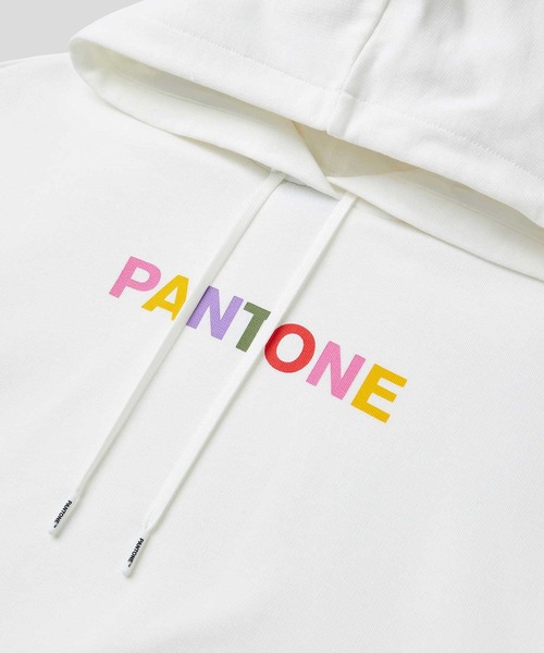 BENETTON (UNITED COLORS OF BENETTON)（ベネトンユナイテッドカラーズオブベネトン）の「プリントスウェットフードパーカー（パーカー・レディース・カーキ/パープル/ホワイト/レッド・MEDIUM/SMALL/X-SMALL/LARGE）」の20枚目の写真