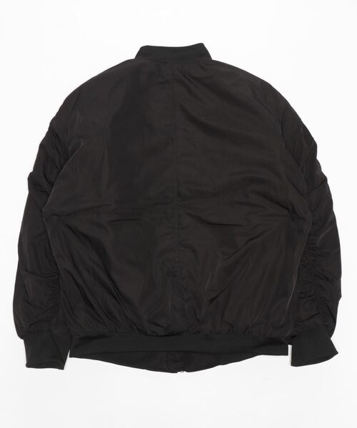 INTERPLAY（インタープレイ）の「【INTERPLAY select】ルーズ MA-1（MA-1・レディース・ブラック/ベージュ/パープル/グリーン・FREE）」の5枚目の写真